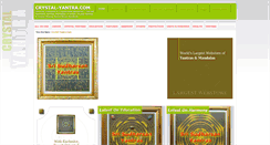 Desktop Screenshot of crystal-yantra.com